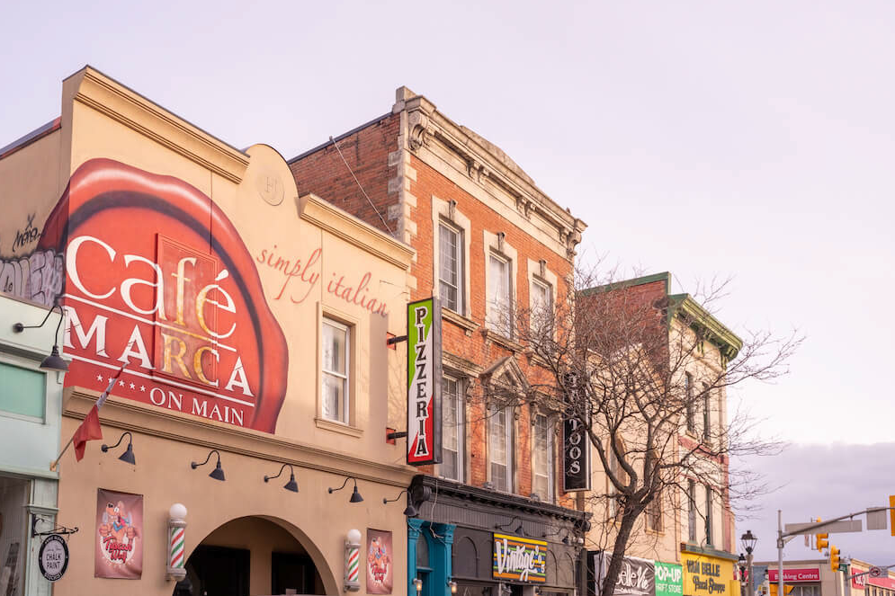 Shopfronts in Downtown Whitby